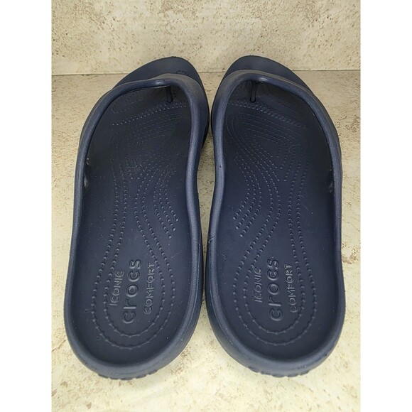 Crocs Kadee II Thong Flip Flops Women Sz 10 Comfort Beach Vacation Casual Sandal - Picture 2 of 7